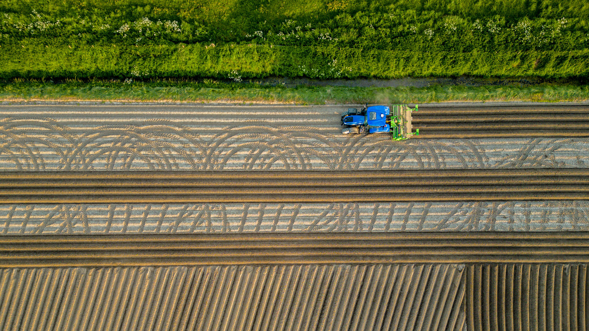 aerial footage of a field – A Healthier Earth - Pure DC combatting climate change with biochar and farming solutions