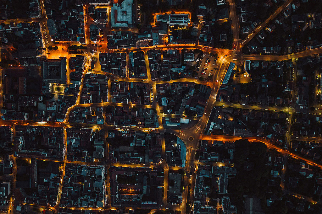 aerial footage of a city – A Healthier Earth - Pure DC combatting climate change urban regeneration