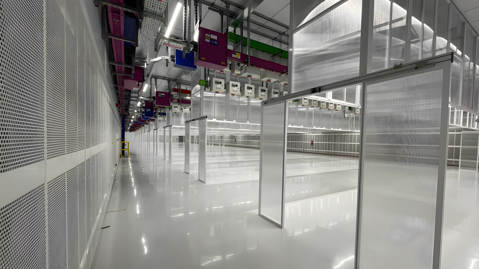 Pure DC (Pure Data Centres Group) Abu Dhabi Yas Island completed construction of data hall