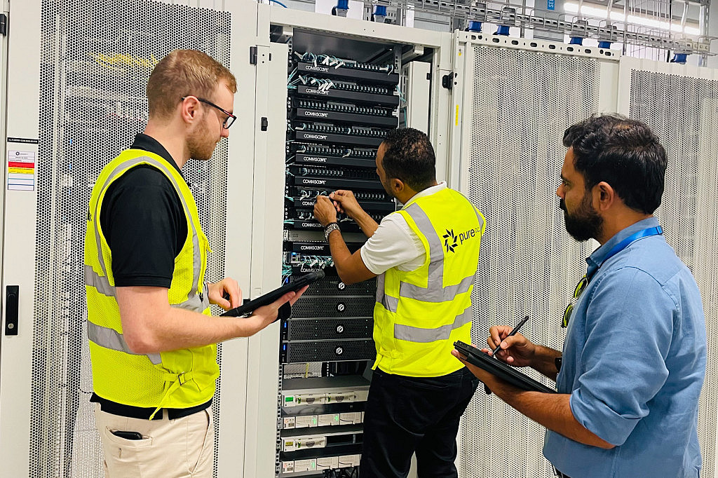 Pure DC (Pure Data Centres Group) Abu Dhabi Yas Island operations and maintenance team