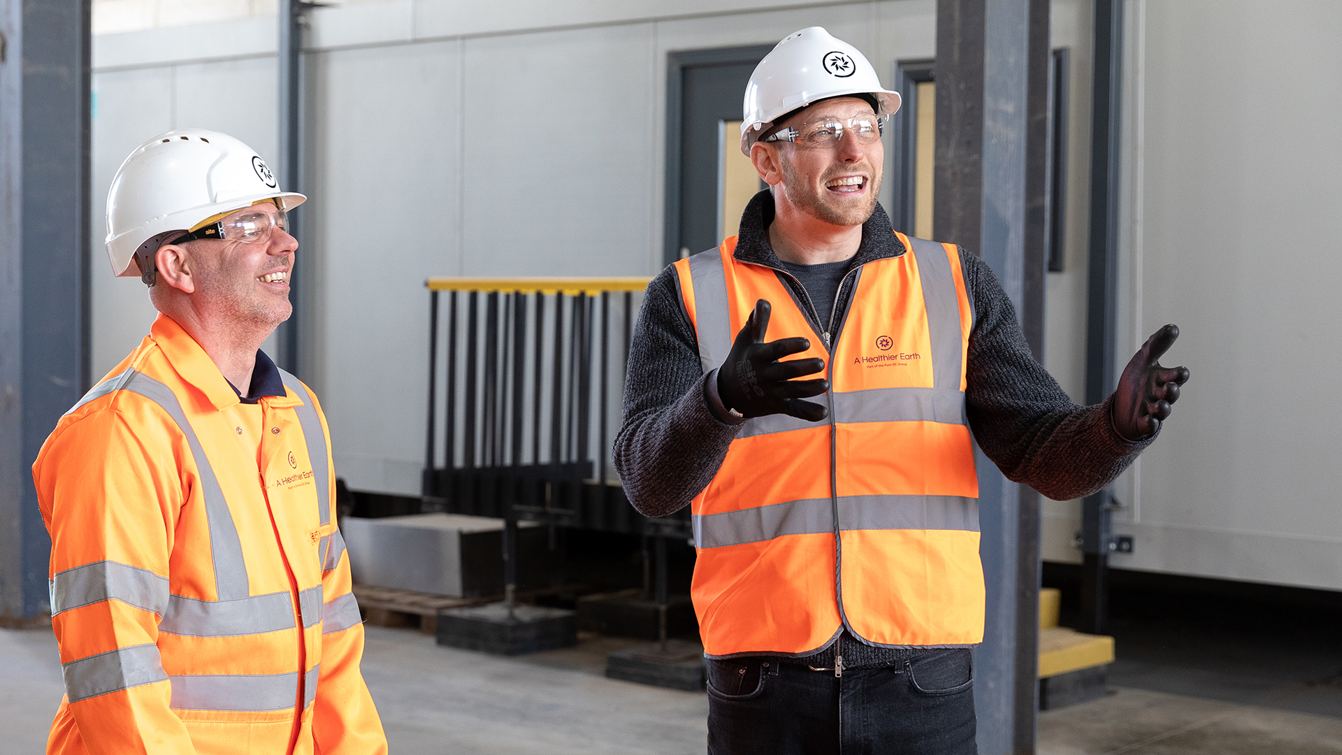 Alistair Collier, A Healthier Earth, sit visit biochar facility