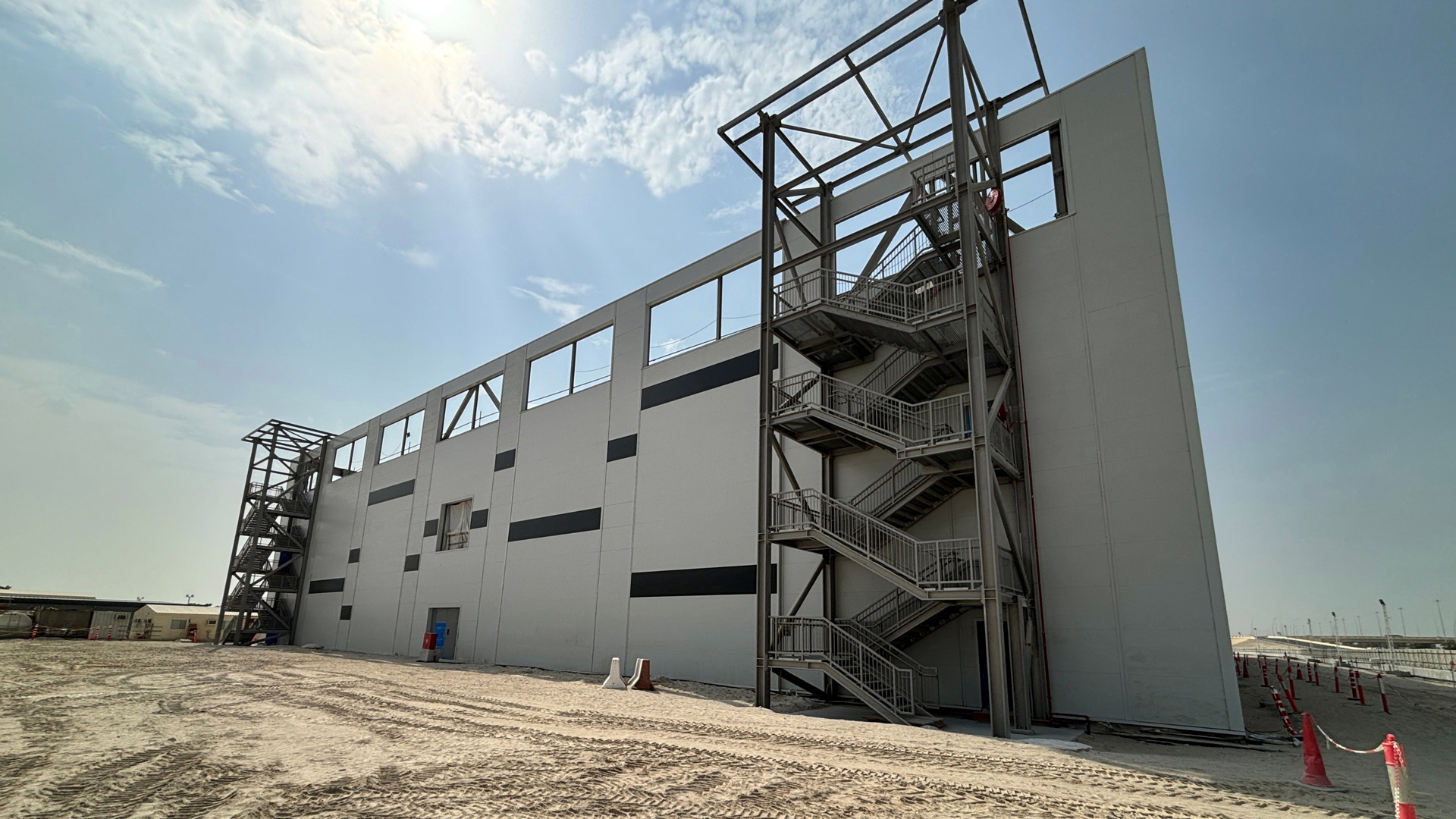 Pure DC (Pure Data Centres Group) Abu Dhabi Yas Island construction progress
