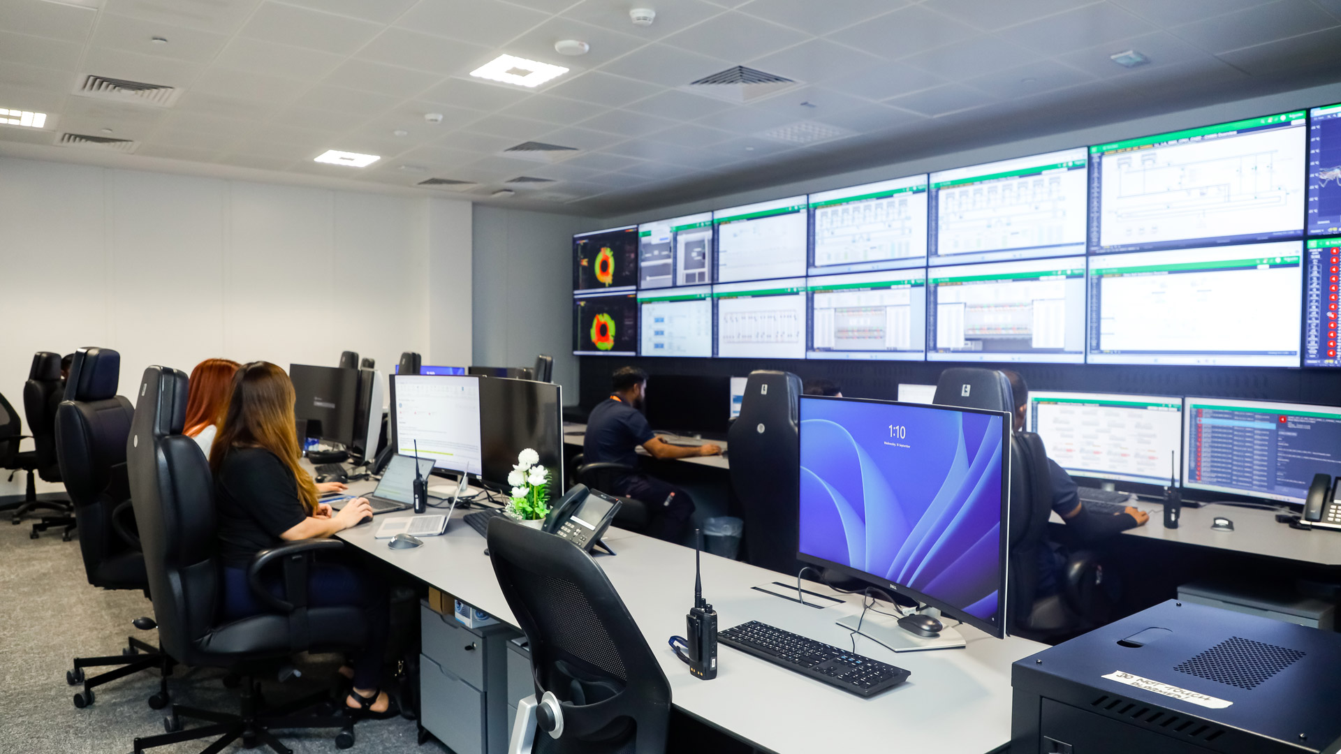 Pure DC (Pure Data Centres Group) Abu Dhabi Yas Island control room