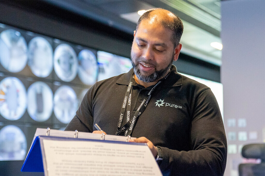 Pure DC (Pure Data Centres Group) London (Brent Cross) building one data centre campus security staff